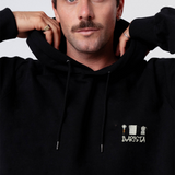 Barista Set | Bestickter Bio Baumwoll Unisex Hoodie