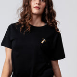 Mate | Besticktes Bio Baumwoll Unisex T-Shirt