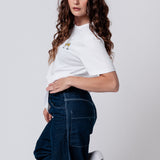 Sekt | Besticktes Bio Baumwoll Unisex T-Shirt