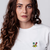 Kleiner Klopfer | Besticktes Bio Baumwoll Unisex T-Shirt