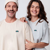 Schnelle Brille | Heavy Oversized Bio Baumwoll T-Shirt