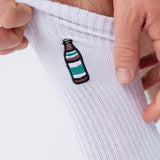 Bright | Calcetines de algodón orgánico bordados