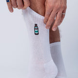 Bright | Calcetines de algodón orgánico bordados