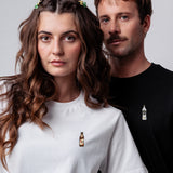 Bazi®| Besticktes Bio Baumwoll Unisex T-Shirt