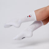 Copa de vino tinto | Calcetines de algodón orgánico bordados