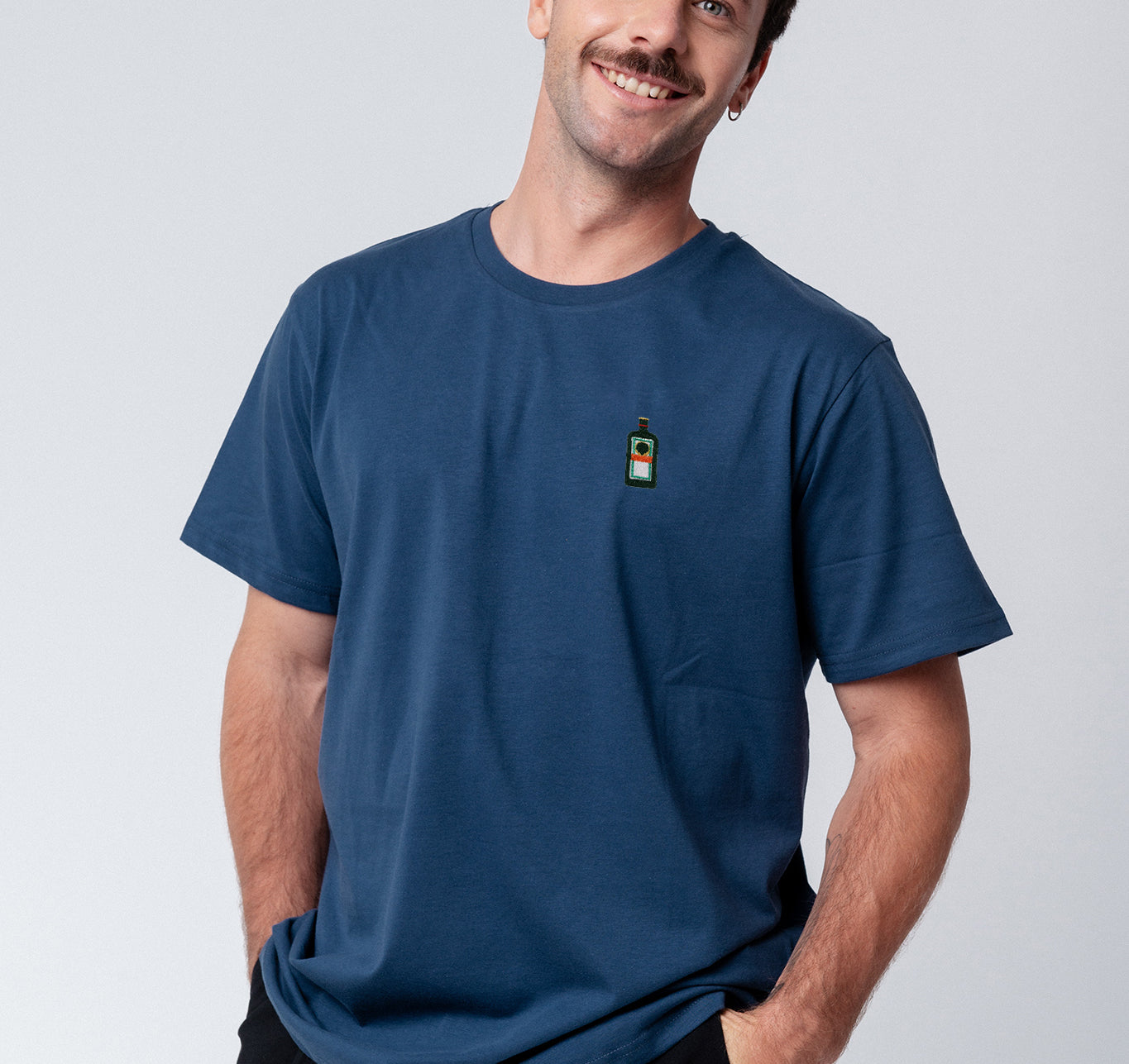 Jägermeister | Besticktes Bio Baumwoll Unisex T-Shirt