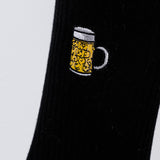 Jarra de Cerveza | Calcetines de algodón orgánico bordados