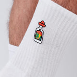 Sierra Tequila | Calcetines de algodón orgánico bordados