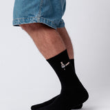 Serigrafía y manipulación | Calcetines de algodón orgánico bordados