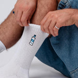 Gorbachov | Calcetines de algodón orgánico bordados