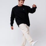 Pfeffi | Bestickter Bio-Baumwoll Unisex Pullover