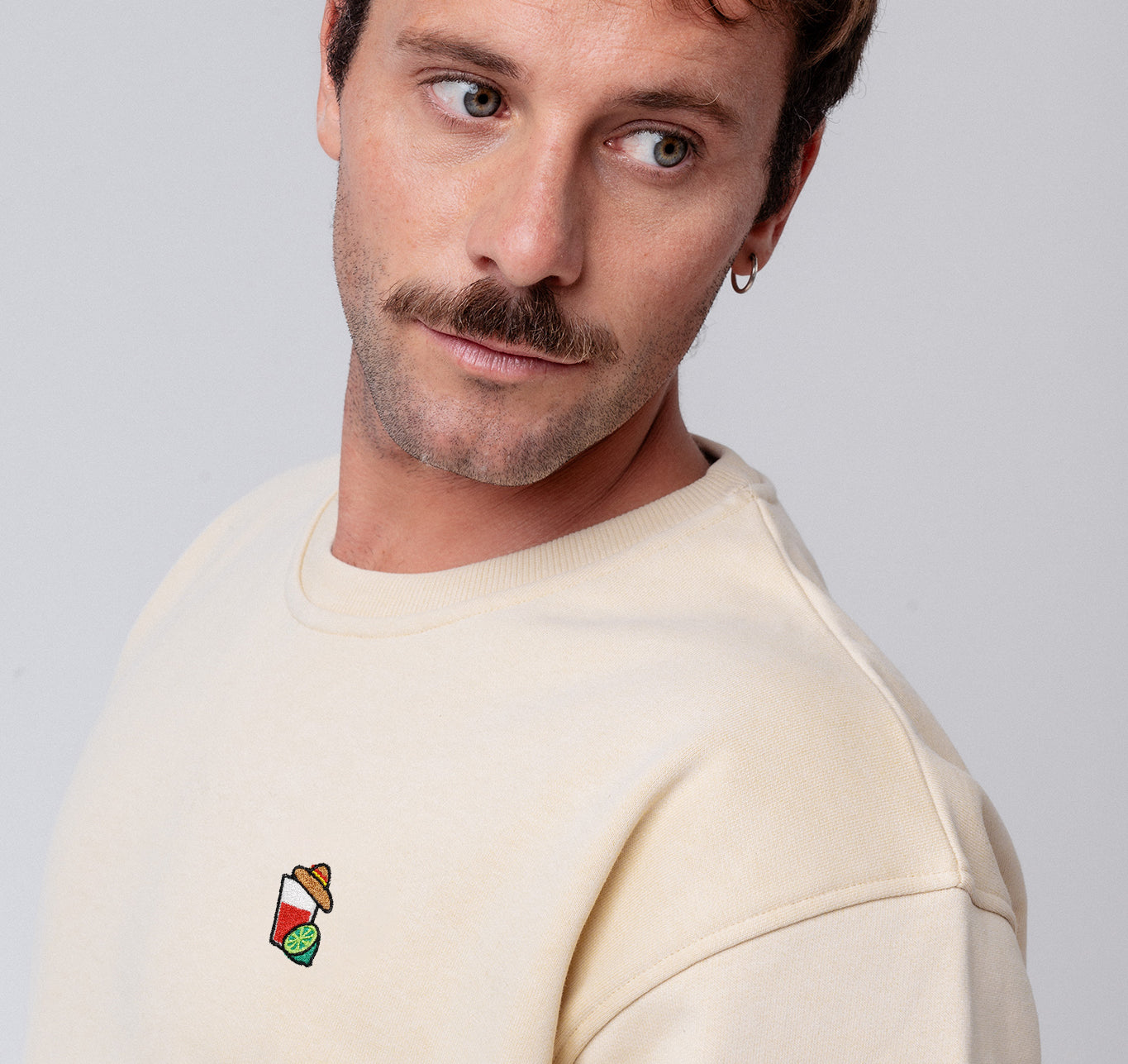 Mexikaner | Bestickter Bio-Baumwoll Unisex Pullover