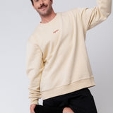 Caffé doppio | Bestickter Bio-Baumwoll Unisex Pullover