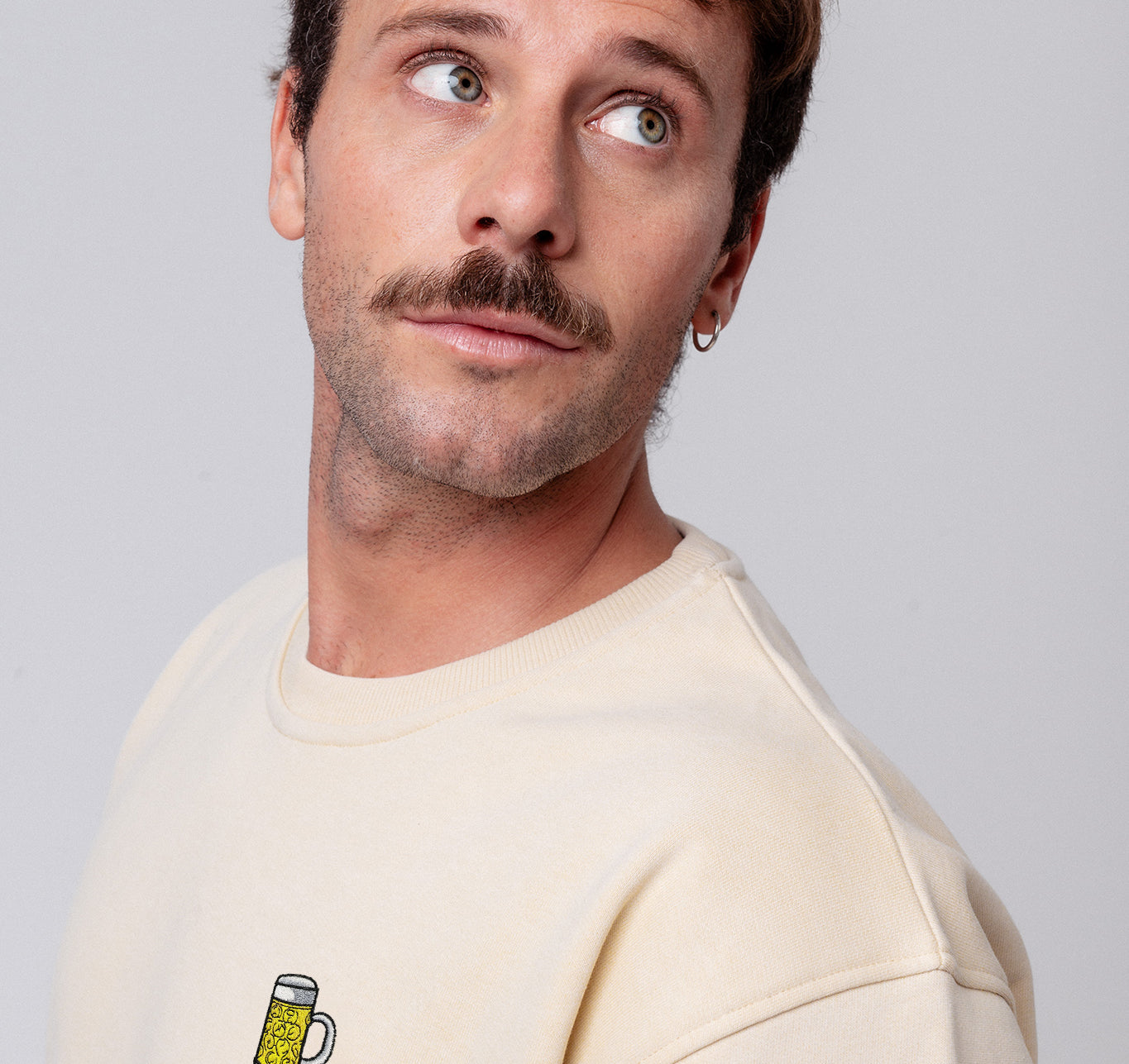 Maßkrug | Besticker Bio Baumwoll Unisex Pullover