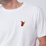 Beerpong Randtreffer | Besticktes Bio Baumwoll Unisex T-Shirt