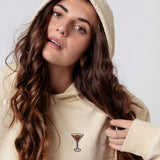 Espresso Martini | Bestickter Bio-Baumwoll Unisex Hoodie