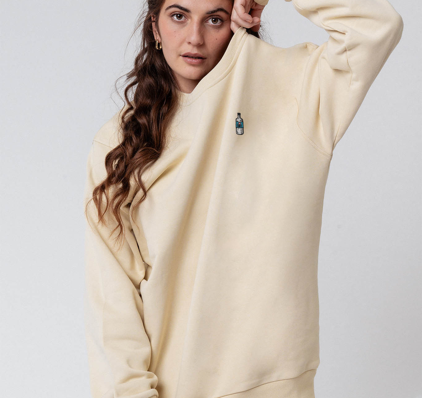 Luft | Besticker Bio Baumwoll Unisex Pullover