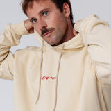 Caffé doppio | Bestickter Bio Baumwoll Unisex Hoodie