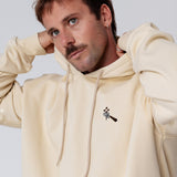 Siebträger Beans | Bestickter Bio Baumwoll Unisex Hoodie