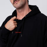 Caffé doppio | Bestickter Bio Baumwoll Unisex Hoodie