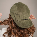 Lattechitato | Bestickte Bio Baumwoll Cord Cap