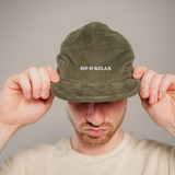 Slip & Relax | Bestickte Bio Baumwoll Cord Cap