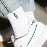 Gorbachov | Calcetines de algodón orgánico bordados