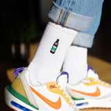 Bright | Calcetines de algodón orgánico bordados