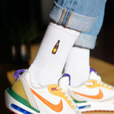 Hofei | Calcetines de algodón orgánico bordados