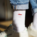 Cheers | Calcetines de algodón orgánico bordados