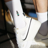 Bright | Calcetines de algodón orgánico bordados