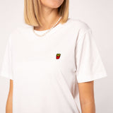 Pommes | Besticktes Bio Baumwoll Unisex T-Shirt