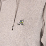 TAILORED TASTES Gin Tonic | Bestickter Bio-Baumwoll Unisex Hoodie