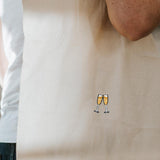 Vino espumoso | Bolsa de algodón orgánico bordada