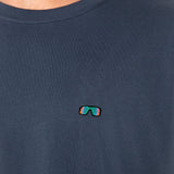 schnelle Brille | Besticktes Bio Baumwoll Unisex T-Shirt