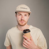 Lattechitato | Bestickte Bio Baumwoll Cord Cap