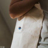 Vino caliente | Bolsa de algodón orgánico bordada