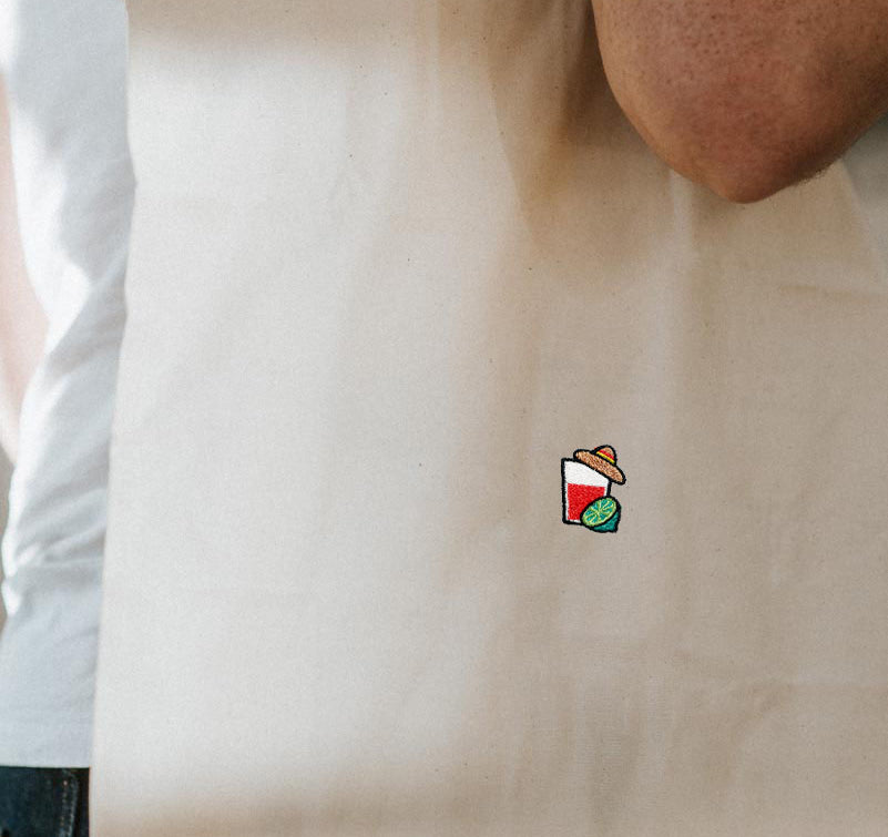 Mexicana | Bolsa de algodón orgánico bordada