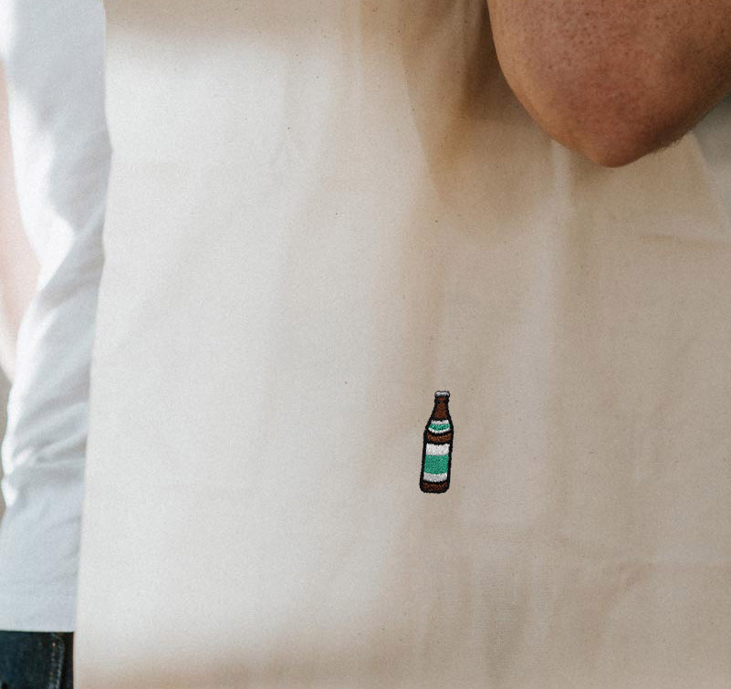 Bright | Bolsa de algodón orgánico bordada