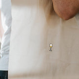 Weißwein | Bolsa bordada de algodón orgánico