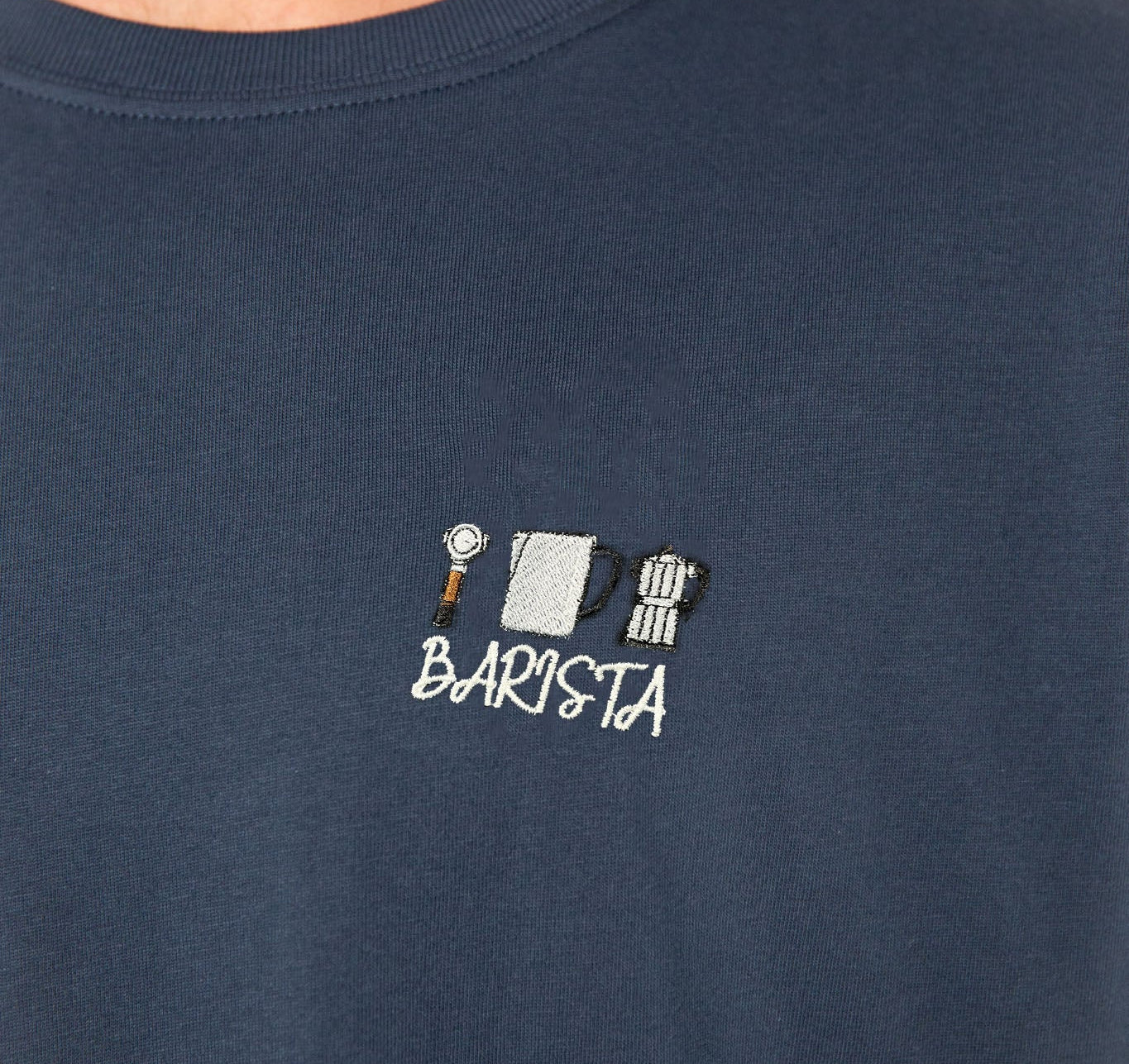 Barista Set | Besticktes Bio Baumwoll Unisex T-Shirt