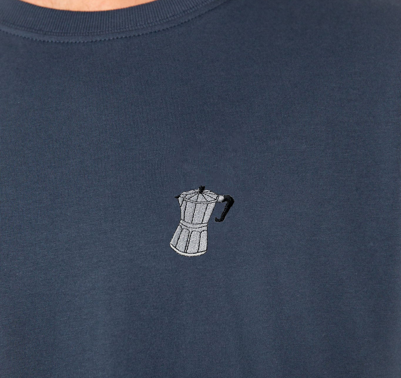 Espressokocher | Besticktes Organic Bio Baumwoll Unisex T-Shirt