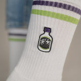 Kleiner Feigling | Bestickte Bio Baumwoll Socken