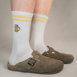 Jarra de Cerveza | Calcetines de algodón orgánico bordados
