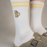 Jarra de Cerveza | Calcetines de algodón orgánico bordados