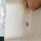 Kaffee Hipster | Bestickte Bio Baumwoll Tragetasche