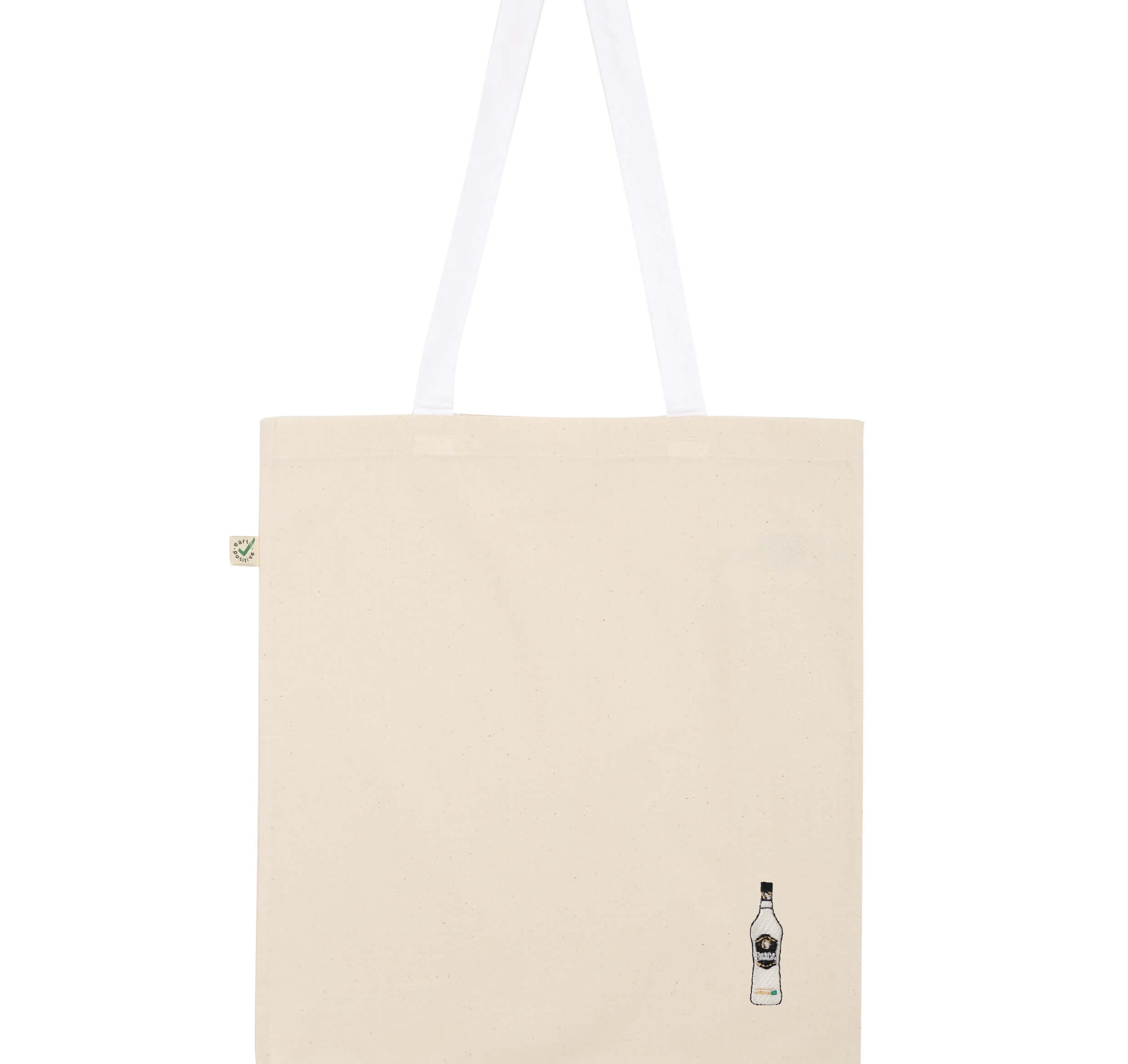 Mangaroca Batida de Côco | Bolsa de algodón orgánico bordada