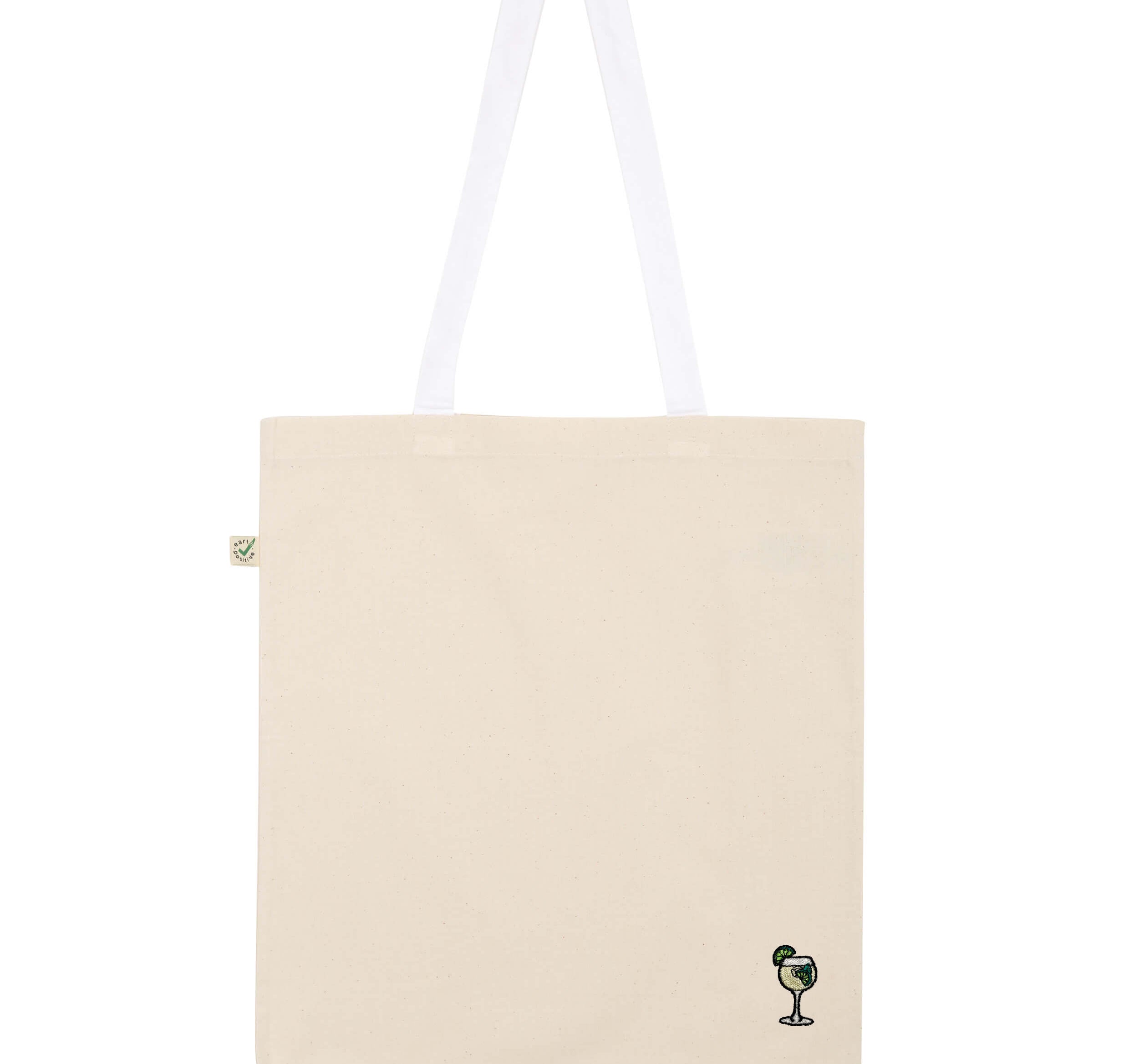 Hugo | Bolsa de algodón orgánico bordada