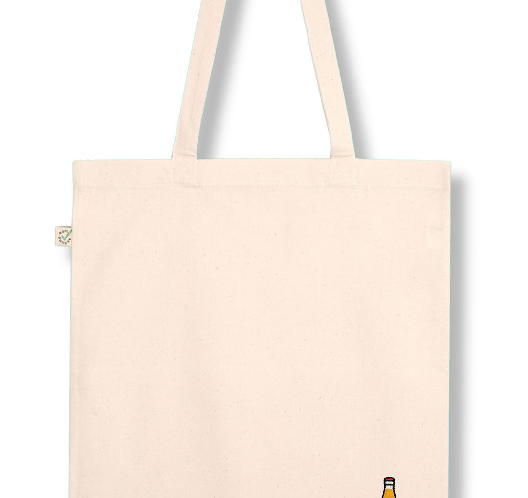 Sinalco | Bestickte Bio Baumwoll Tasche