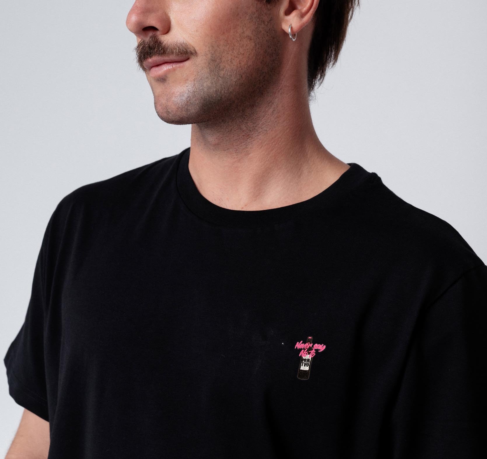 Never say No to PRMTVO | Besticktes Bio Baumwoll Unisex T-Shirt